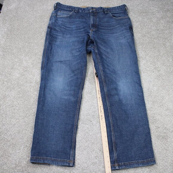 Duluth Jeans Mens 40x32 Blue DuluthFlex Ballroom Relaxed Fit Stretch Denim - Picture 3 of 15